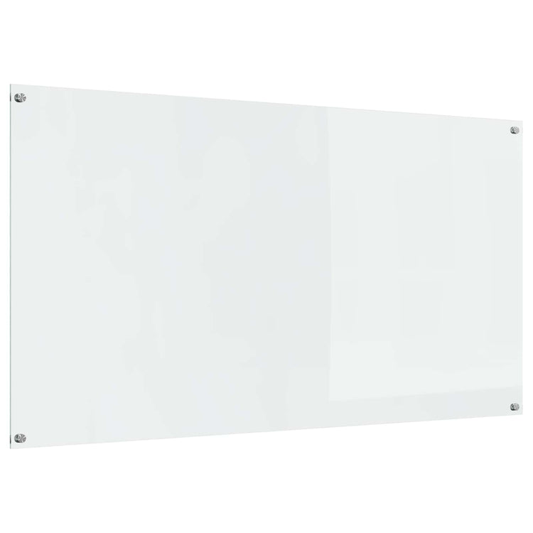 VidaXL crédence de cuisine transparente 110 x 60 cm verre trempé