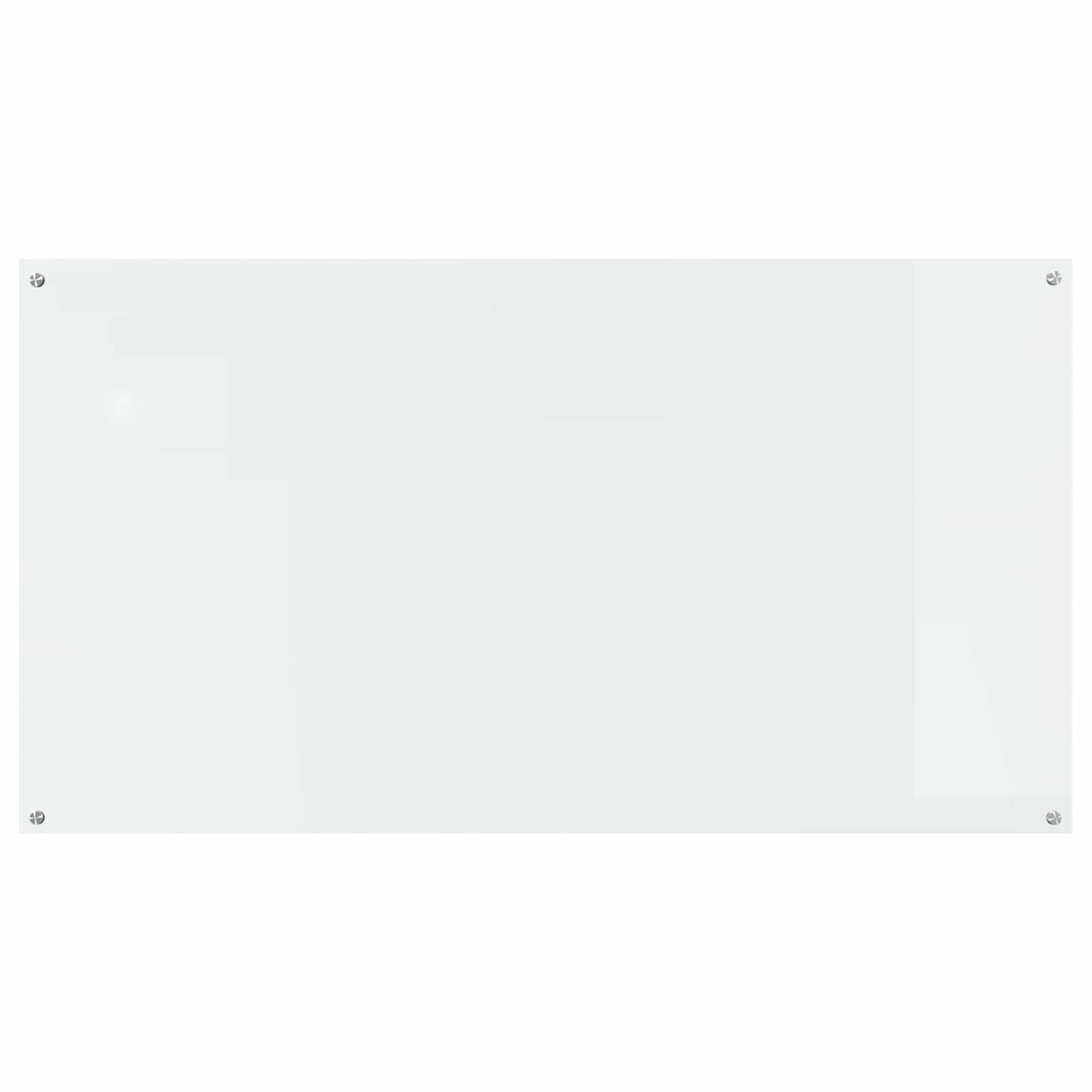 VidaXL crédence de cuisine transparente 110 x 60 cm verre trempé