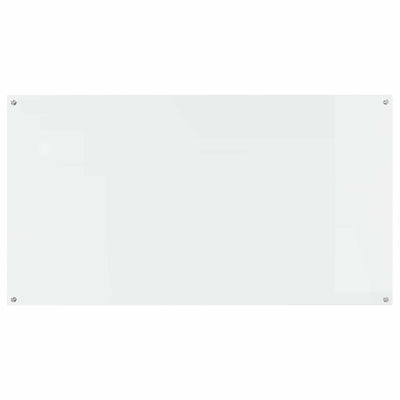 VidaXL crédence de cuisine transparente 110 x 60 cm verre trempé