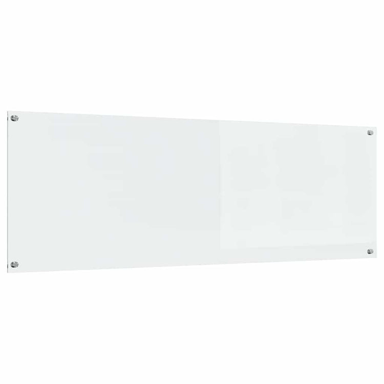 VidaXL crédence de cuisine transparente 120 x 40 cm verre trempé