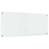 VidaXL crédence de cuisine transparente 120 x 50 cm verre trempé
