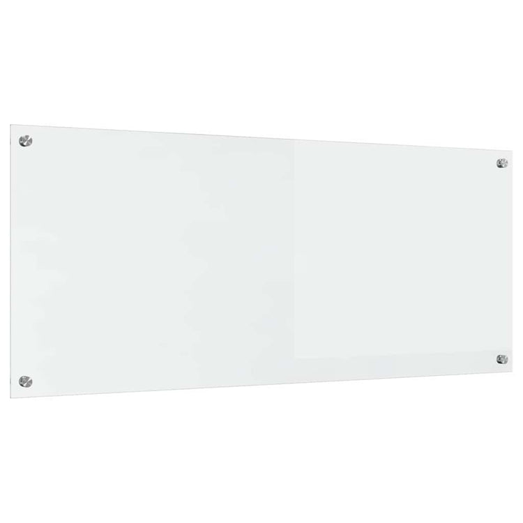 VidaXL crédence de cuisine transparente 120 x 50 cm verre trempé