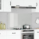 VidaXL crédence de cuisine transparente 120 x 60 cm verre trempé