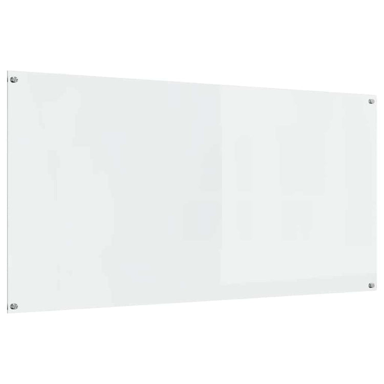 VidaXL crédence de cuisine transparente 120 x 60 cm verre trempé