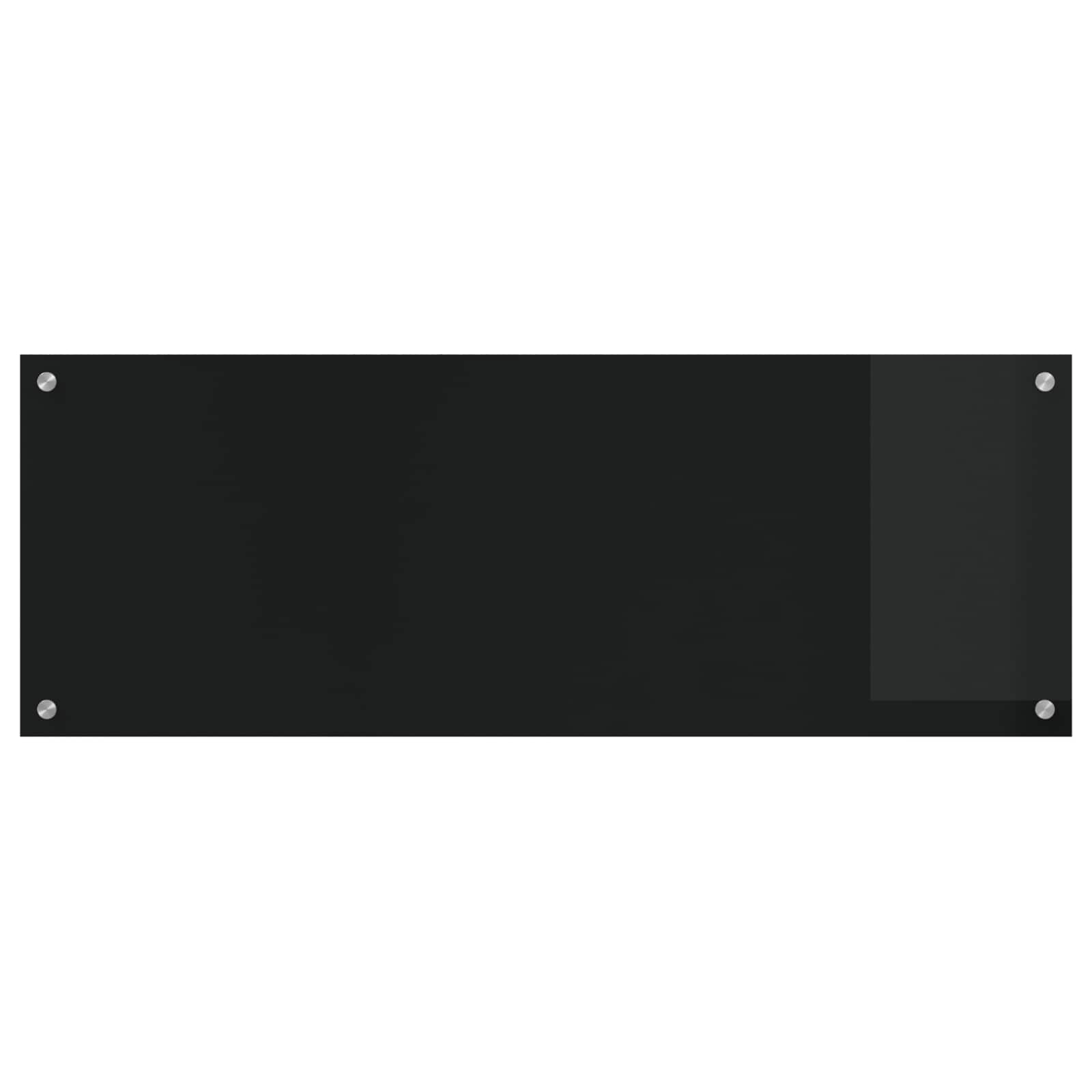 VidaXL crédence de cuisine noir 110 x 40 cm verre trempé