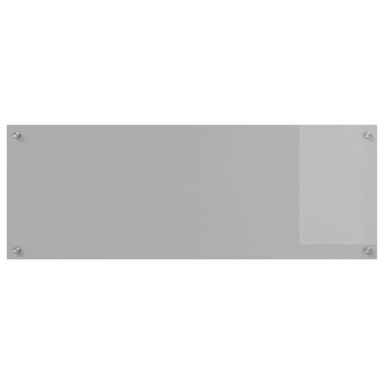 Vidaxxl crédence de cuisine gris clair 110 x 40 cm verre trempé