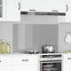 Vidaxxl crédence de cuisine gris clair 110 x 60 cm verre trempé