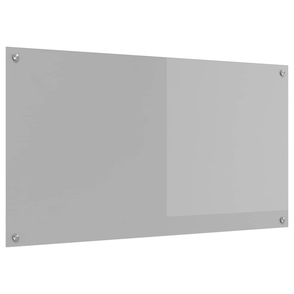 Vidaxxl crédence de cuisine gris clair 110 x 60 cm verre trempé