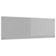 Vidaxxl crédence de cuisine gris clair 120 x 40 cm verre trempé