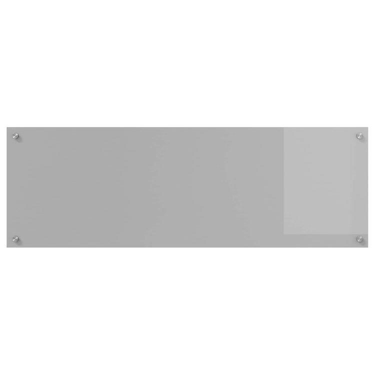 Vidaxxl crédence de cuisine gris clair 120 x 40 cm verre trempé