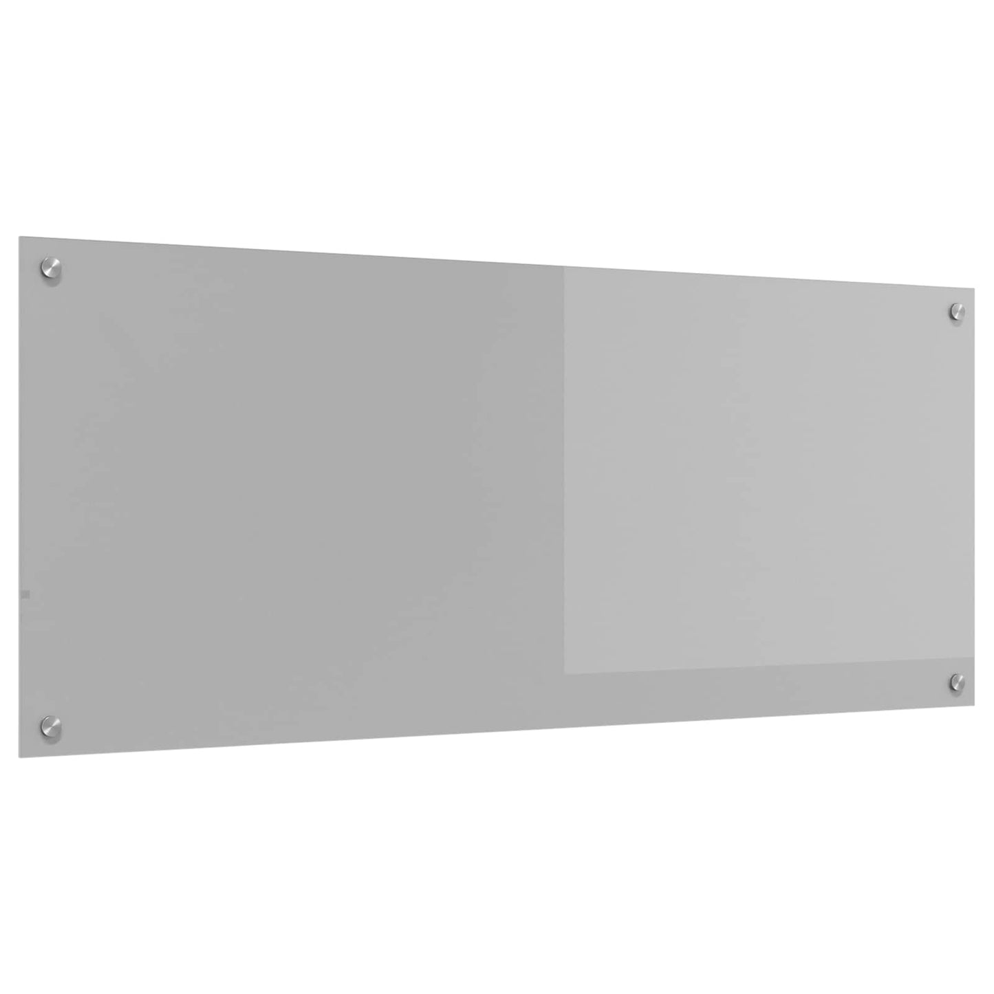 Vidaxxl crédence de cuisine gris clair 120 x 50 cm verre trempé