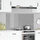 Vidaxxl crédence de cuisine gris clair 120 x 60 cm verre trempé