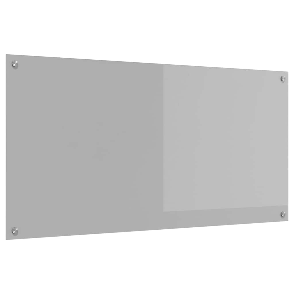 Vidaxxl crédence de cuisine gris clair 120 x 60 cm verre trempé