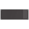 Vidaxxl crédence de cuisine gris foncé 110 x 40 cm verre trempé