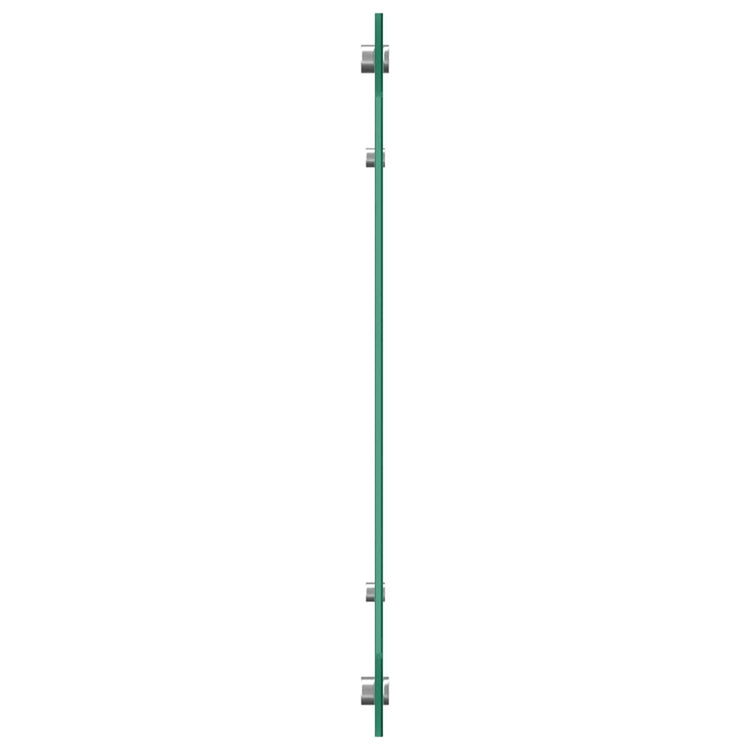 Vidaxxl crédence de cuisine gris foncé 110 x 40 cm verre trempé