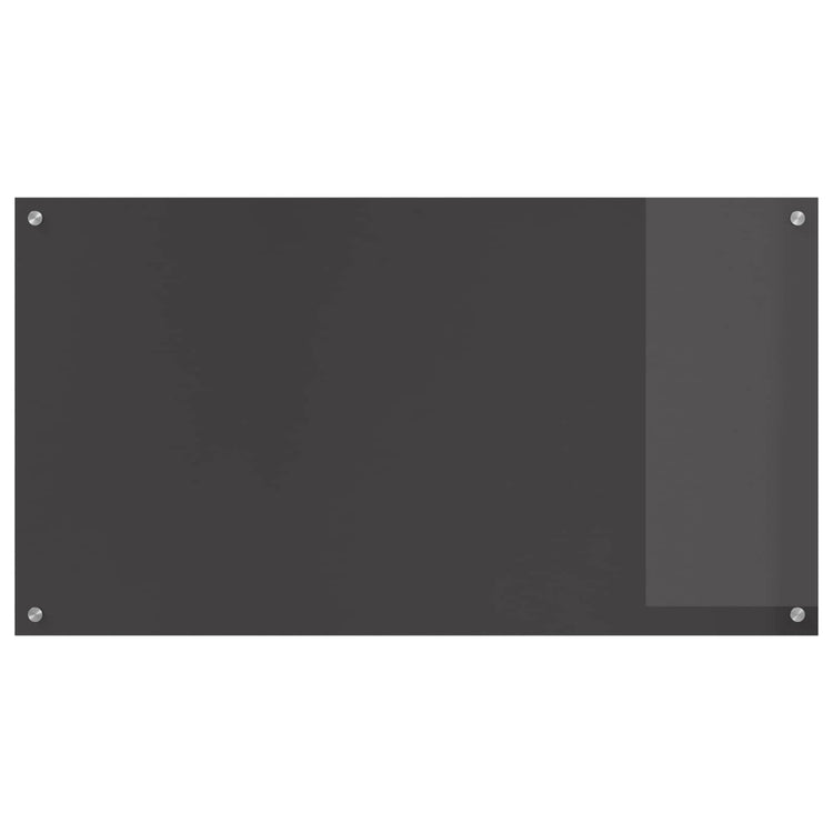 Vidaxxl crédence de cuisine gris foncé 110 x 60 cm verre trempé