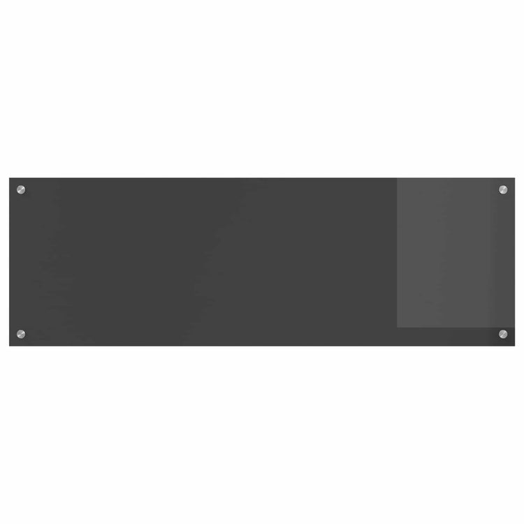 Vidaxxl crédence de cuisine gris foncé 120 x 40 cm verre trempé