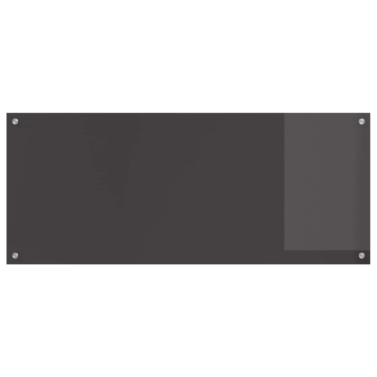 Vidaxxl crédence de cuisine gris foncé 120 x 50 cm verre trempé