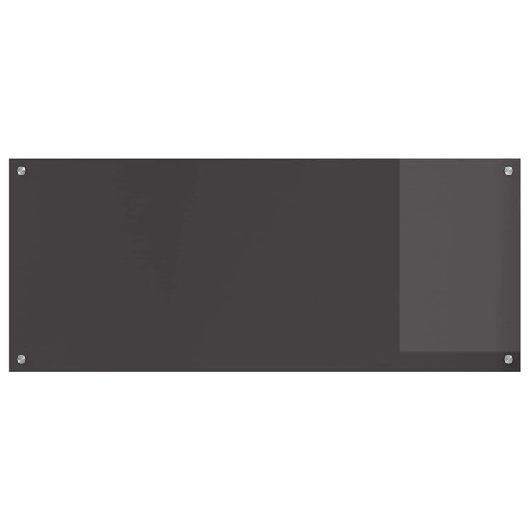 Vidaxxl crédence de cuisine gris foncé 120 x 50 cm verre trempé