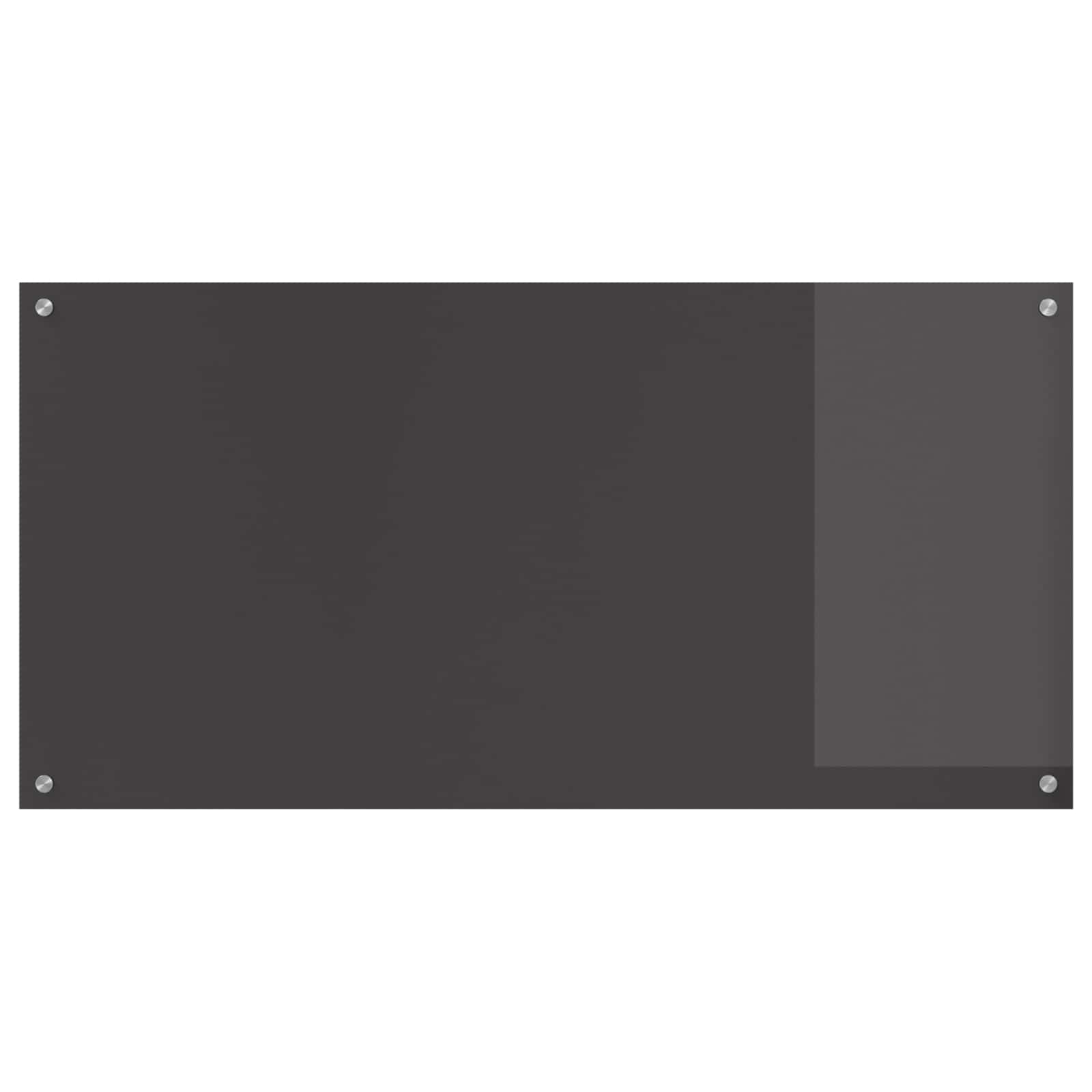 Vidaxxl crédence de cuisine gris foncé 120 x 60 cm verre trempé