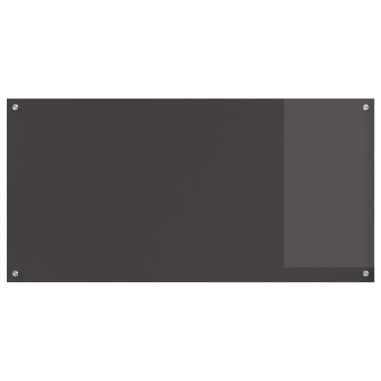 Vidaxxl crédence de cuisine gris foncé 120 x 60 cm verre trempé