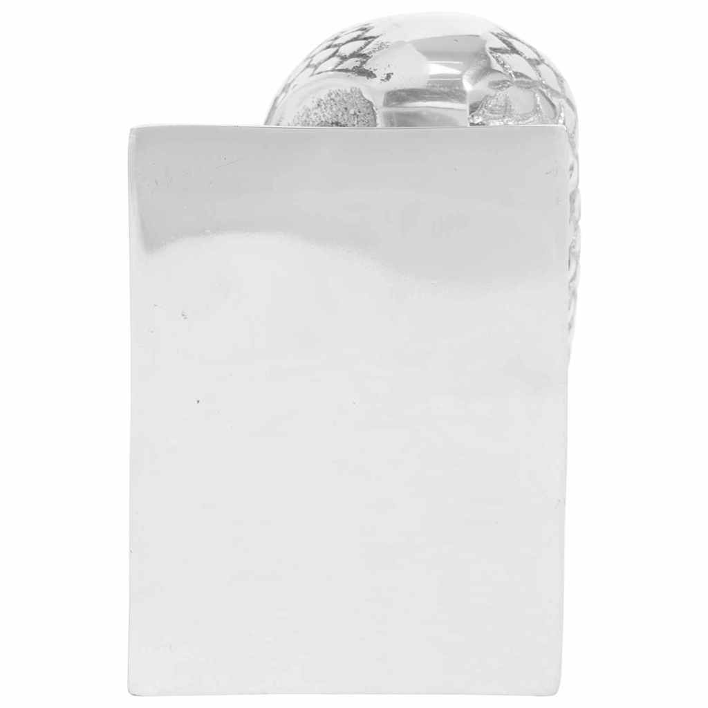 Vidaxxl serre-livres 2 pcs argent 7 x 9 x 11 cm aluminium
