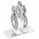 Vidaxxl serre-livres 2 pcs argent 10 x 10 x 22 cm aluminium
