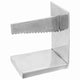 Vidaxxl serre-livres 2 pcs argent 11 x 14 x 17,5 cm aluminium