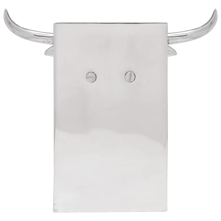 Vidaxxl serre-livres 2 pcs argent 21,5 x 15,5 x 20 cm aluminium