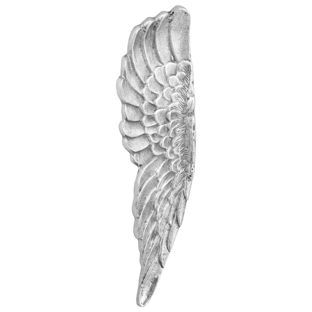 Vidaxl ailes sculpture argent 31 x 5 x 91 cm aluminium