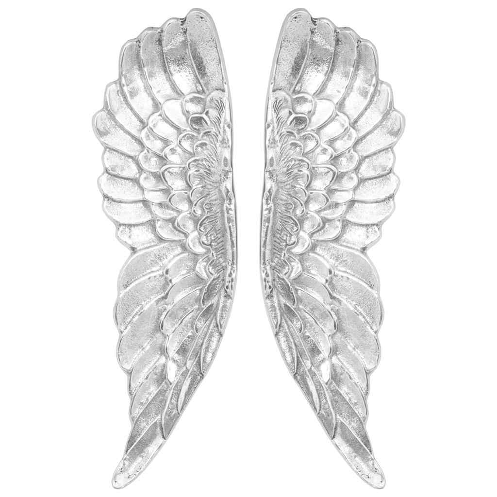 Vidaxl ailes sculpture argent 31 x 5 x 91 cm aluminium