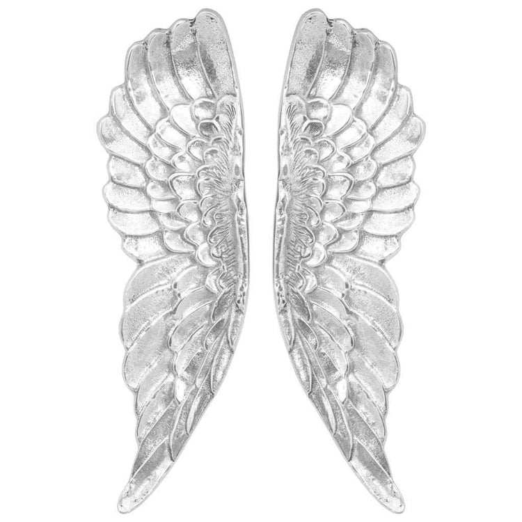 Vidaxl ailes sculpture argent 31 x 5 x 91 cm aluminium