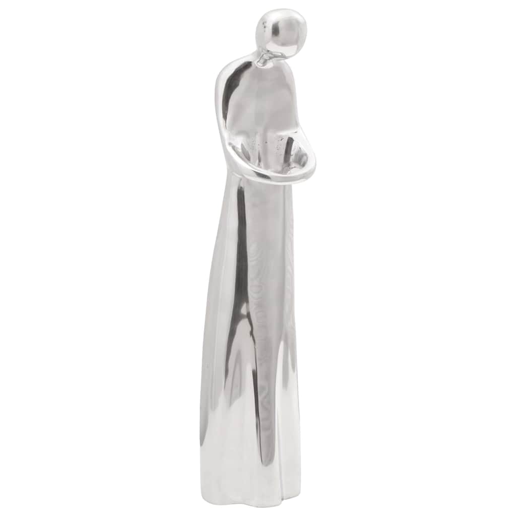Vidaxl sculpture argent 10 x 16 x 49 cm aluminium