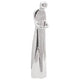 Vidaxl sculpture argent 10 x 16 x 49 cm aluminium