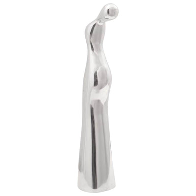 Vidaxl sculpture argent 10 x 16 x 49 cm aluminium