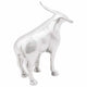 Vidaxx sculpture taureau argent 20 x 17 x 23 cm aluminium
