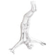 Vidaxl sculpture argent 22 x 8 x 25 cm aluminium