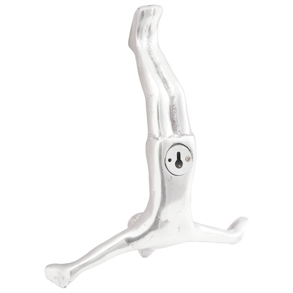 Vidaxl sculpture argent 22 x 8 x 25 cm aluminium