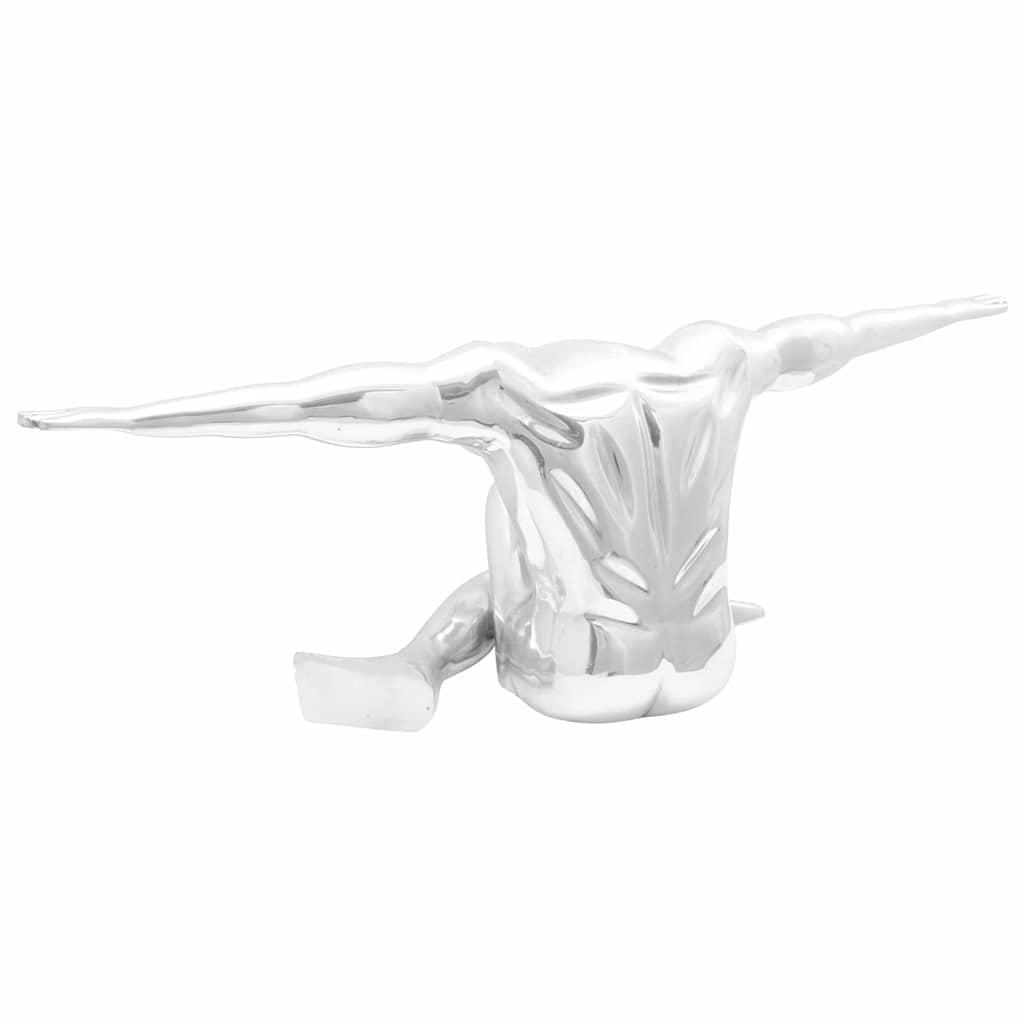 Vidaxl sculpture argent 91,5 x 32 x 33 cm aluminium