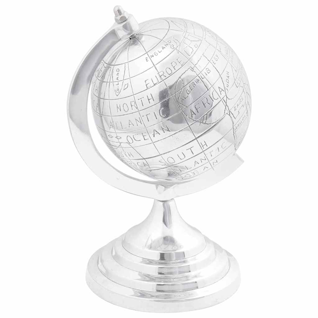 Vidaxl sculpture argent 16,5 x 14 x 26 cm aluminium