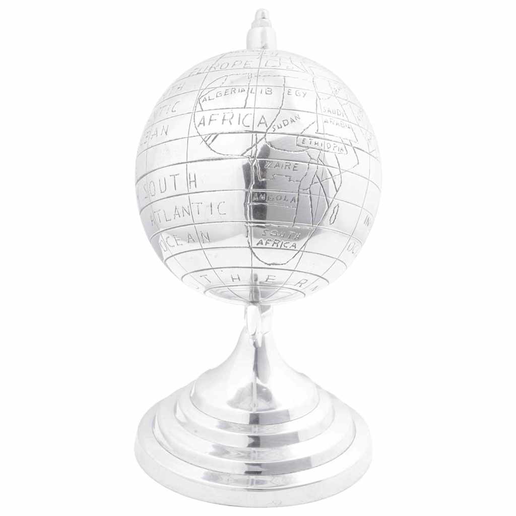 Vidaxl sculpture argent 16,5 x 14 x 26 cm aluminium