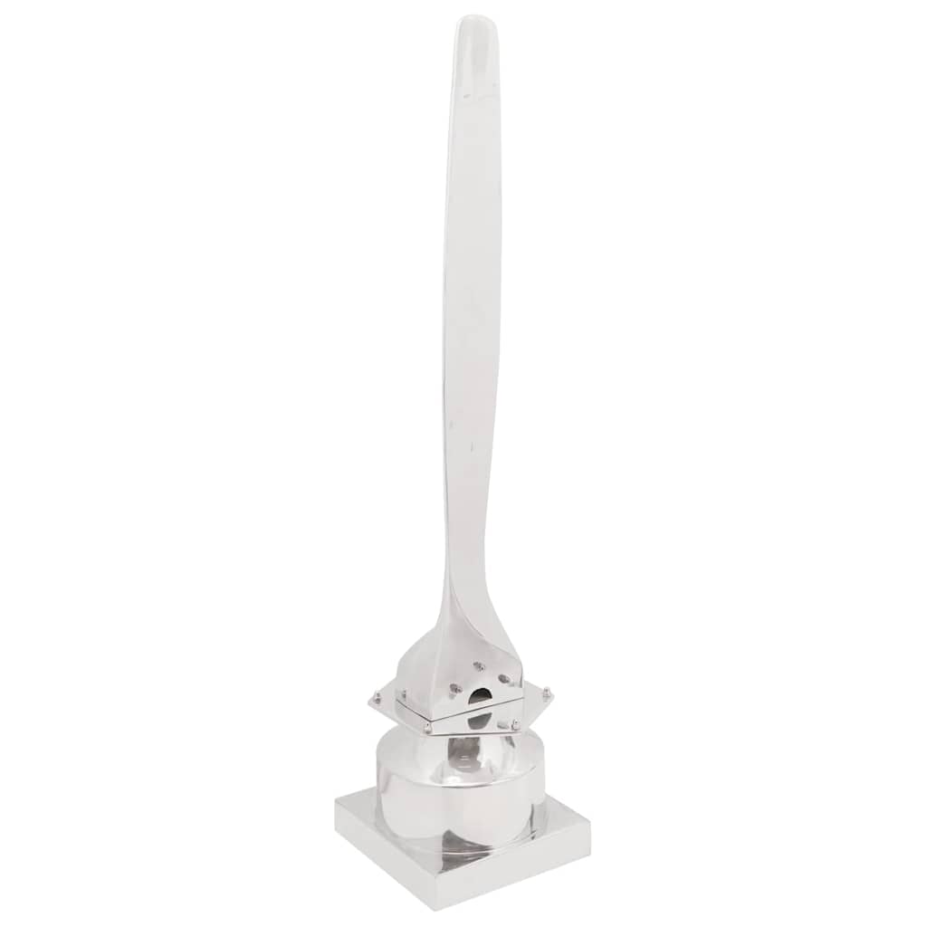 Vidaxl sculpture argent 26 x 26 x 110 cm aluminium