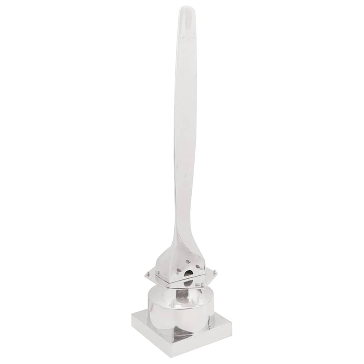 Vidaxl sculpture argent 26 x 26 x 110 cm aluminium