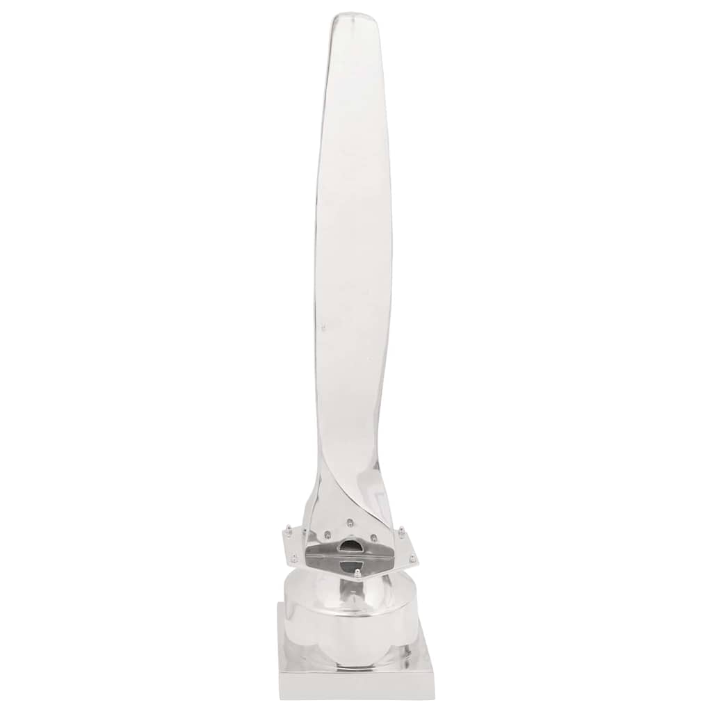 Vidaxl sculpture argent 26 x 26 x 110 cm aluminium