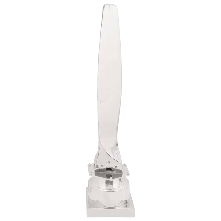 Vidaxl sculpture argent 26 x 26 x 110 cm aluminium