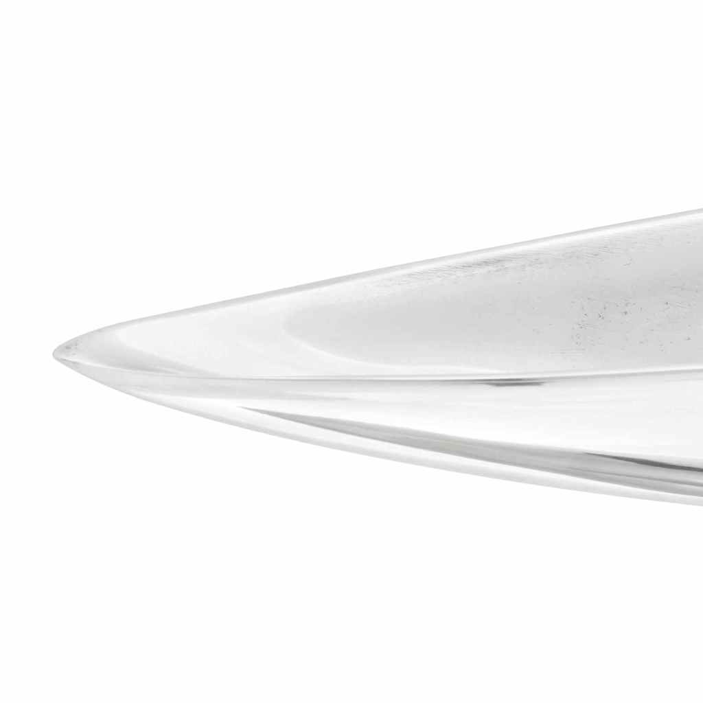 Vidaxx corbeille à fruits argent 53 x 9 x 10 cm aluminium