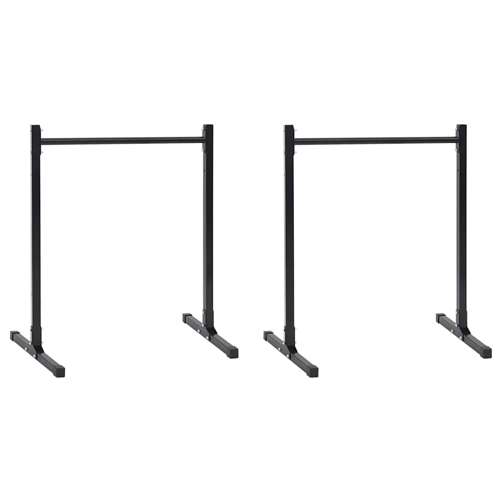 Vidaxx station d'immersion 2 pcs noir 55 x 90 x 104,5 cm acier enduit de poudre