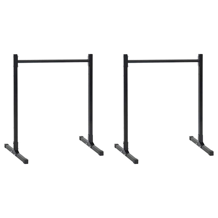 Vidaxx station d'immersion 2 pcs noir 55 x 90 x 104,5 cm acier enduit de poudre