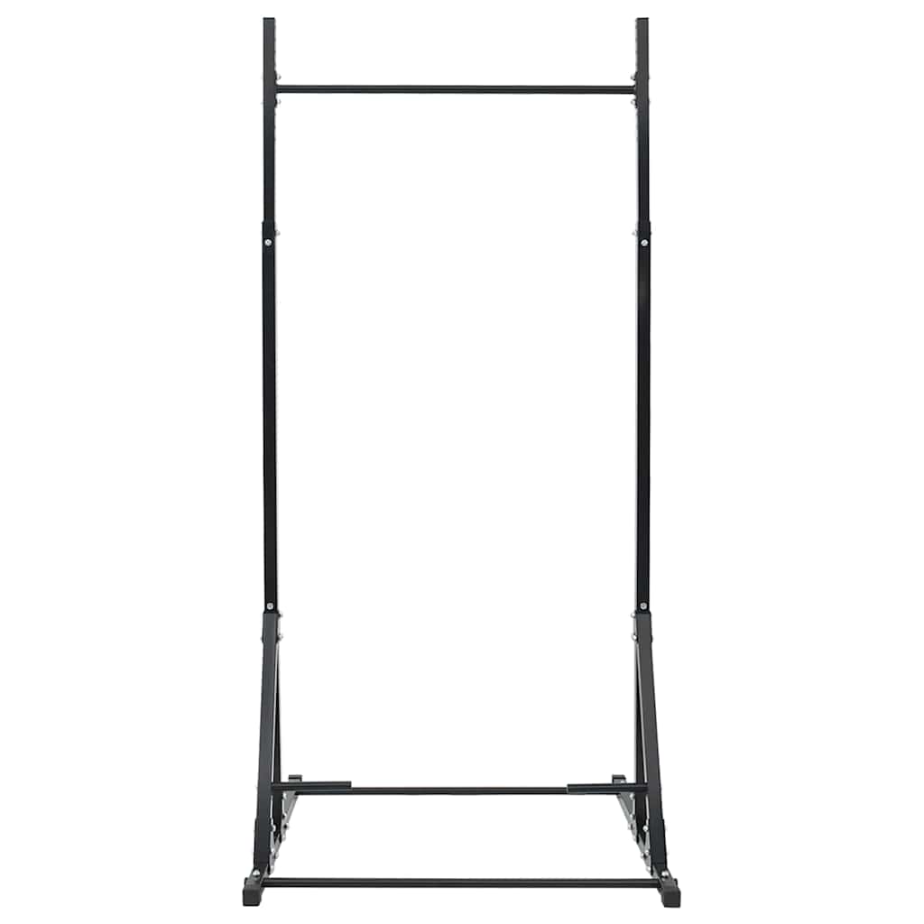 Station de barre de traction Vidaxx noir 100,5 x 102 x 234,5 cm