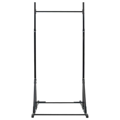 Station de barre de traction Vidaxx noir 100,5 x 102 x 234,5 cm